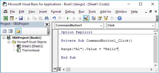 Spreadsheet macro dashboard